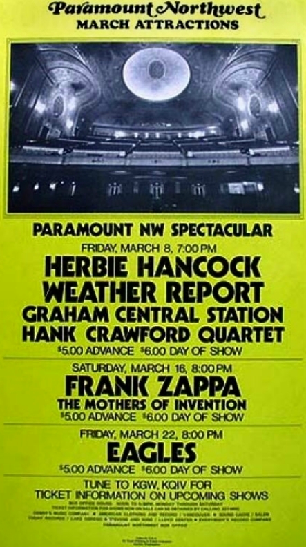 16/03/1974Paramount Northwest Theater, Portland, OR